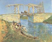 Vincent Van Gogh The Langlois Bridge at Arles (mk09) oil on canvas